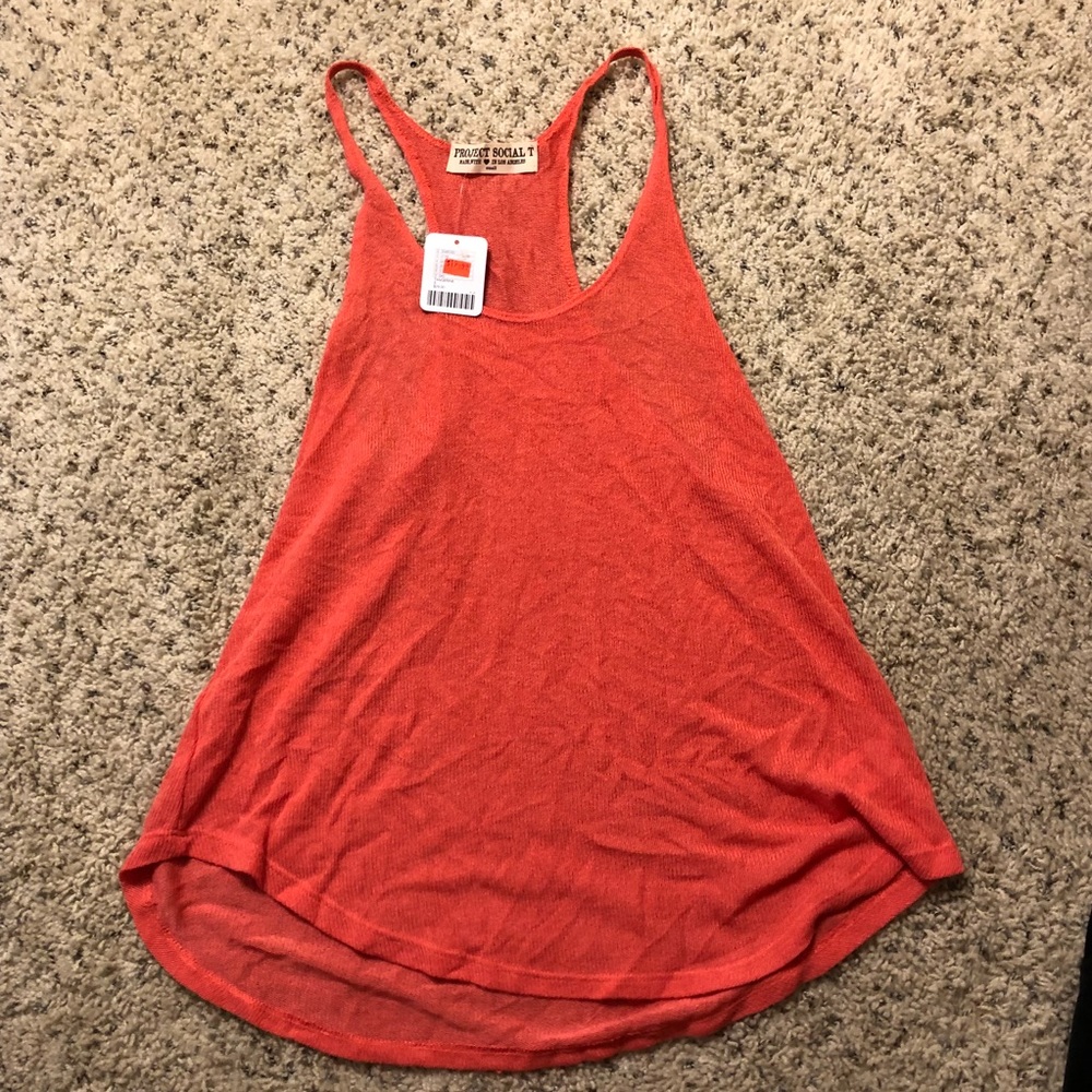 Orange tank top